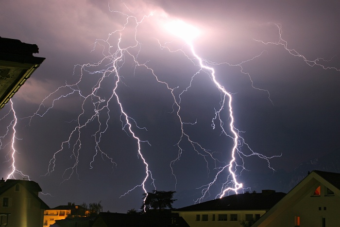 Orage depuis balcon - 020